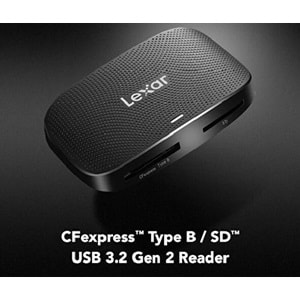 Lexar CFexpress Professional Type B/SD USB 3.2 Gen 2 Kart Okuyucu