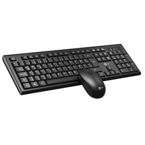 Lenovo Lecoo KW200 Kablosuz Siyah Klavye ve Mouse Seti