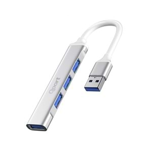 Qport Q-UC204 USB To 4 Port Metal USB Çoklayıcı Fiyatı