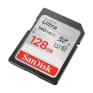 Sandisk 128GB Ultra 140MB/s SDHC/SDXC Class 10 UHS-I SDSDUNB-128G-GN6IN Hafıza Kartı
