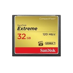Sandisk Extreme 32GB 120mb/s Compact Flash CF Hafıza Kartı