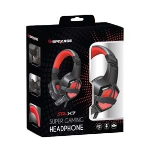 Sprange SR-X7 3.5m Jack 1.75m Kablo Mikrofonlu Oyuncu Kulaklık