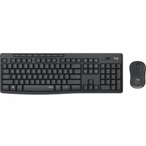 Logitech MK295 Q Türkçe Kablosuz Siyah Klavye+ Mouse