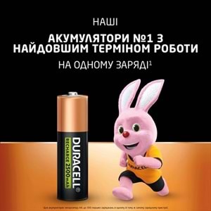 Duracell HR6 2500 mAh Şarj Edilebilir AA Kalem Pil 4Lü Paket