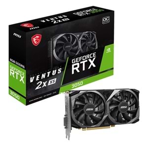 Msi RTX3050 8GB GDDR6 128BIT DP/Hdmi/Vga GEFORCE VENTUS 2X XS