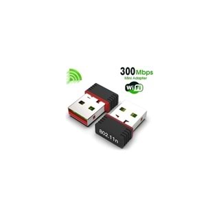 300Mbps Usb 2.0 802.11n /G /B Wireless Mini Wifi Kablosuz Alıcı