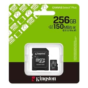 Kingston 256GB SDCS3/256GB 150Mb/s Micro Hafıza Kartı