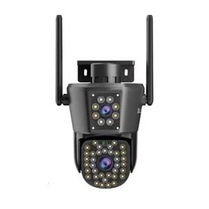 Blic Blm-55 Dual Lens 2.4G Wi-Fi 4 Mp Ultra Hd Hafıza Kartlı Güvenlik Kamerası