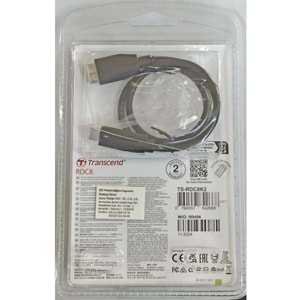 Transcend TS-RDC8K2 UHS-I TypeC Usb 3.1 Multi Kart Okuyucu