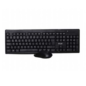 İnca IWS-539T Q Türkçe Kablosuz Multimedya Siyah Klavye+ Mouse
