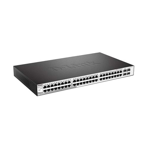 D-Link Des-1210-52/C1A 48 Port 10/100 Web Yönetilebilir 2 Fsp Switch Rack Mount Metal Kasa