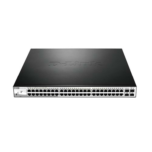 D-Link DGS-1210-52MP 48 Port 10/100/1000 Web Yönetilebilir 4 Fsp Switch Rack Mount 48 Adet Poe 370W