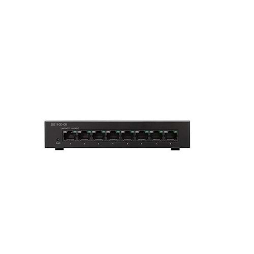 Cisco SG110D-08-EU 8 Port 10/100/1000 Yönetilemez Switch