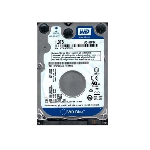 Western Digital WD10SPZX 2.5 1Tb 5400Rpm 128Mb Sata3 Blue Notebook Hdd