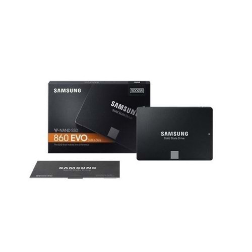 Samsung MZ-76E500BW 860 Evo 2.5 500Gb (550/520Mb/S) Sata (V-Nand) Ssd Disk (7Mm)
