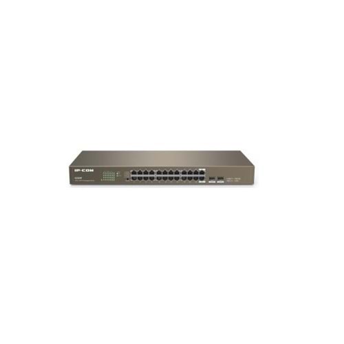 Ip-Com Ip-G1024F 24 Port 10/100/1000 Unmanagement 2 Sfp Desktop Switch