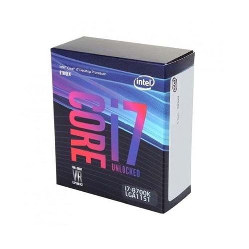 Intel Coffee Lake İ7-9700K 3.6Ghz ~4.9Ghz 12Mb 1151Pv2 İşlemci Box (Fansız)