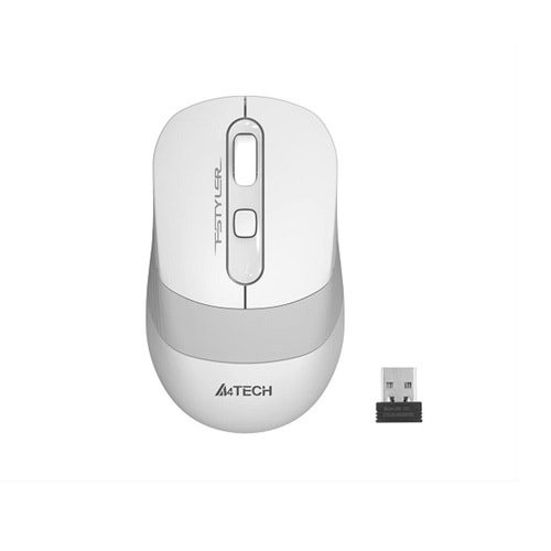 A4 Tech FG10 Nano Alıcılı Kablosuz 2000Dpi Beyaz Mouse