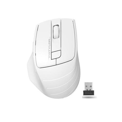 A4 Tech Fg30 Nano Alıcılı Kablosuz 2000Dpi Beyaz Mouse