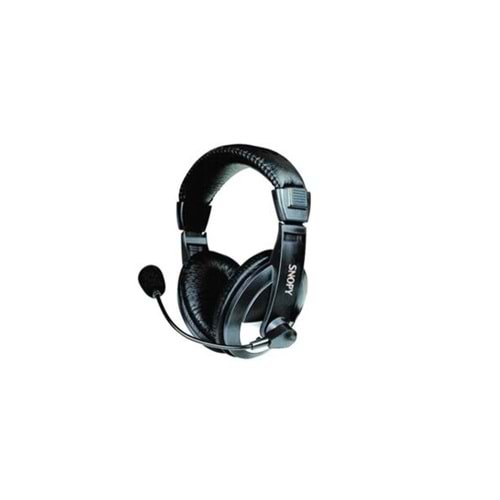 Snopy Sn-4388 2.1 Mt İp Kablolu Siyah Kulaküstü Mikrofonlu Kulaklık