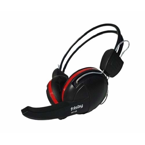 Frisby Fhp-235 Kablolu Siyah-Kırmızı Mikrofonlu Kulaklık