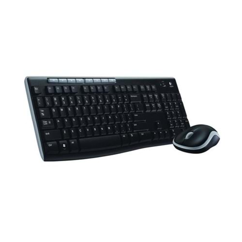 Logitech Mk270 Q Türkçe Kablosuz Multimedya Siyah Klavye+ Mouse