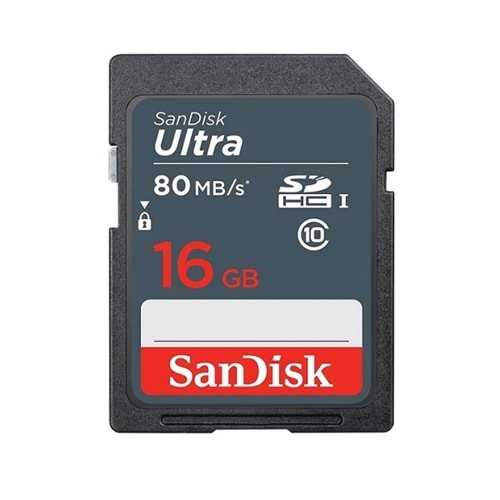 Sandisk 16GB Ultra SDXC 80MB/S Class10 Hafıza kart SDSDUNS-016G-GN3IN