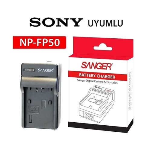 Sanger NP-FV50 Sony Uyumlu Şarj Cihazı