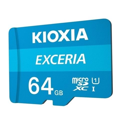 Kioxia 64GB Exceria SDHC UHS-1 C10 100MB/S Micro Hafıza Kart (LMEX1L064GG2)