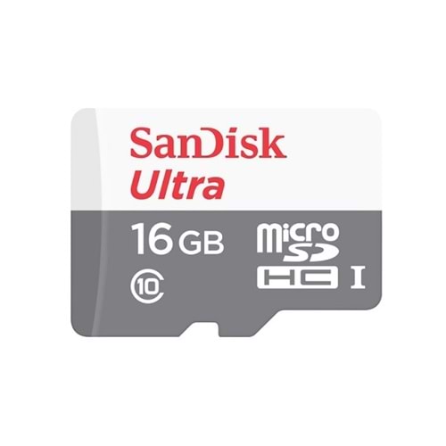 SanDisk 16GB Ultra 80MB/s SDHC SDXC UHS-I Hafıza Kartı SDSQUNS-016G-GN3MN