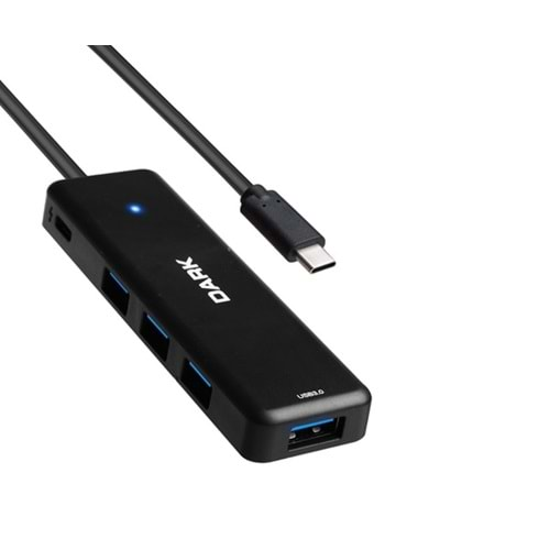 Dark USB Type-C to 4 Port USB 3.0 HUB Çoklayıcı (DK-AC-USB31X41A)