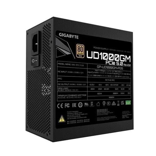 Gigabyte GP-UD1000GM 1000W 80+ Gold Siyah Power Supply