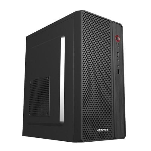 Vento VS118S 350W Peak Siyah Mini Tower M-ATX Kasa