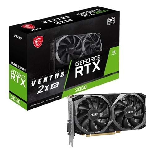 Msi RTX3050 8GB GDDR6 128BIT DP/Hdmi/Vga GEFORCE VENTUS 2X XS