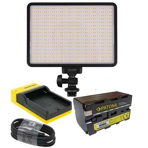 Patona Led-320A Led Işık (Şarj + Bataryalı)