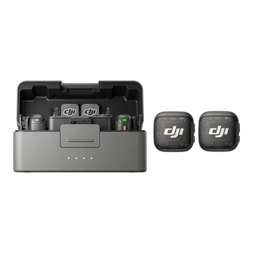 Dji Mic 3 (2 TX 1 RX) Mikrofon Siyah