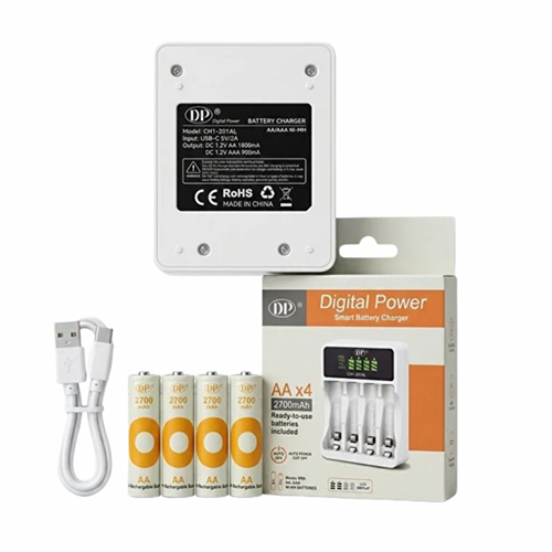 Dp-CH1-201AL 4 lü Pil Usb Şarj Cihazı