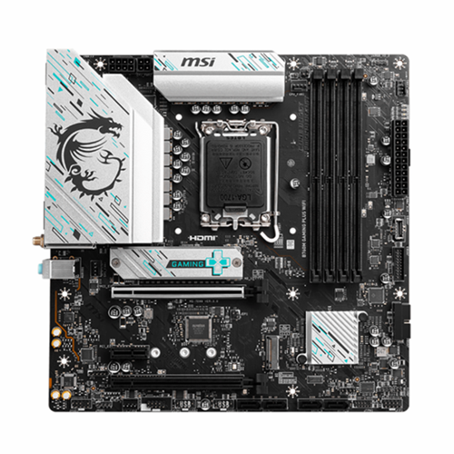 Msi B760M Gaming Plus Wifi DDR5 6800MHZ 2XHDMI 2XDP 2XM.2 USB 3.2 MATX 1700P (12. 13. 14. Nesil İşlemci Uyumlu)
