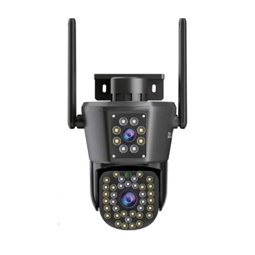 Blic Blm-55 Dual Lens 2.4G Wi-Fi 4 Mp Ultra Hd Hafıza Kartlı Güvenlik Kamerası
