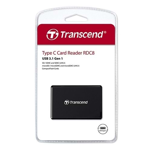 Transcend TS-RDC8K2 UHS-I TypeC Usb 3.1 Multi Kart Okuyucu