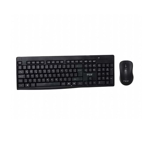 İnca IWS-539T Q Türkçe Kablosuz Multimedya Siyah Klavye+ Mouse