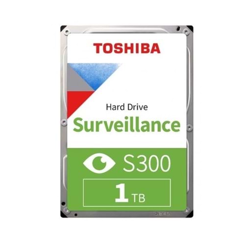 Toshiba 1TB 3.5 HDWV110UZSVA S300 5700rpm 64mb SATA 7/24 Harddisk