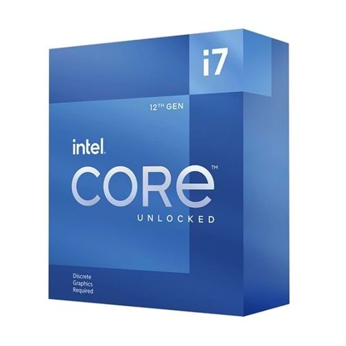 Intel (12.Nesil) Alder Lake i7-12700F 2.10GHz ~ 4.90GHz 25MB 1700P İşlemci