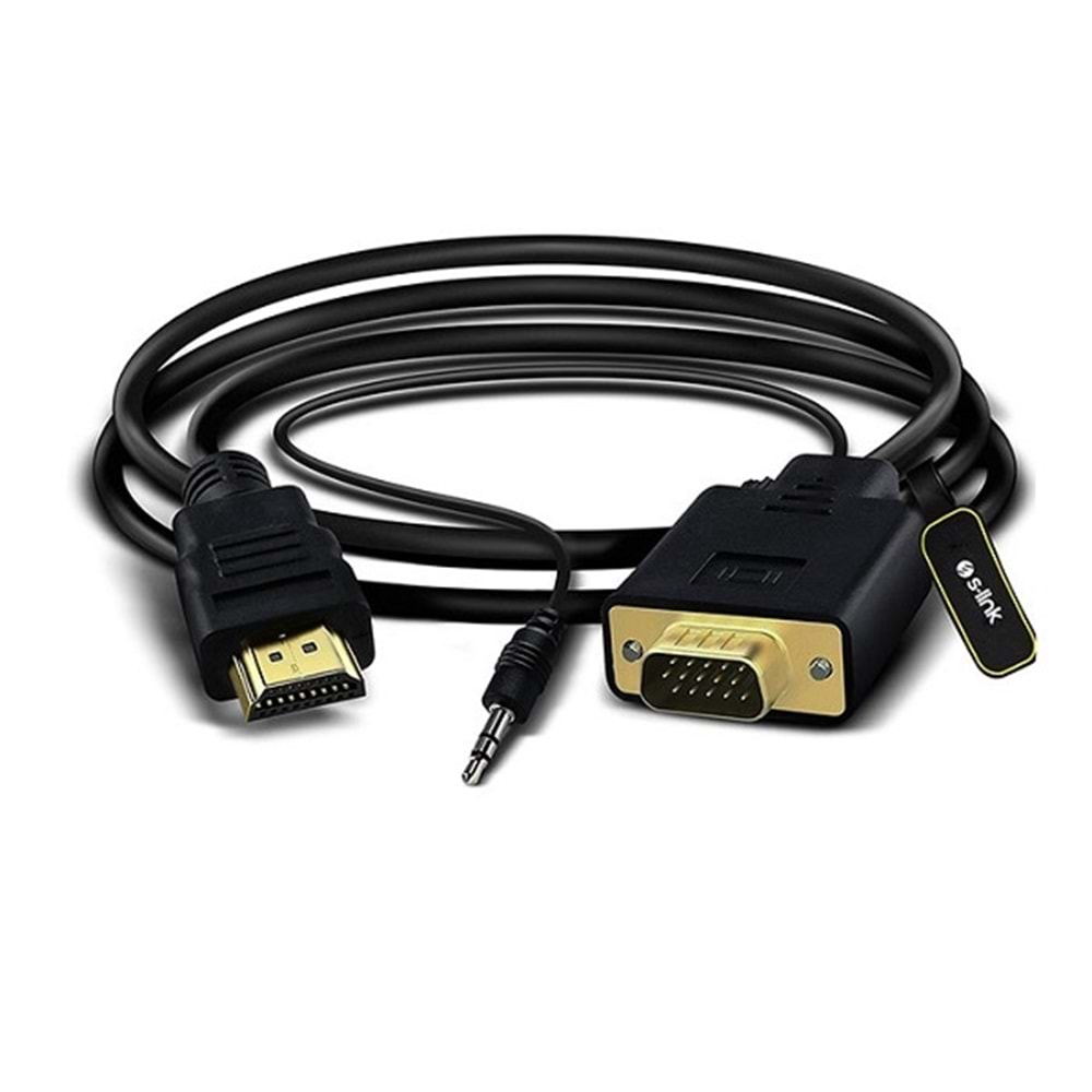 S-Link SL-HVS40 1.5 Mt Hdmi To Vga+Audio Kablo