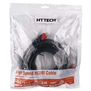 Hytech HY-HDM10 10 Mt Altın Uçlu 24K 1.4 Ver. 3D Hdmi Kablo