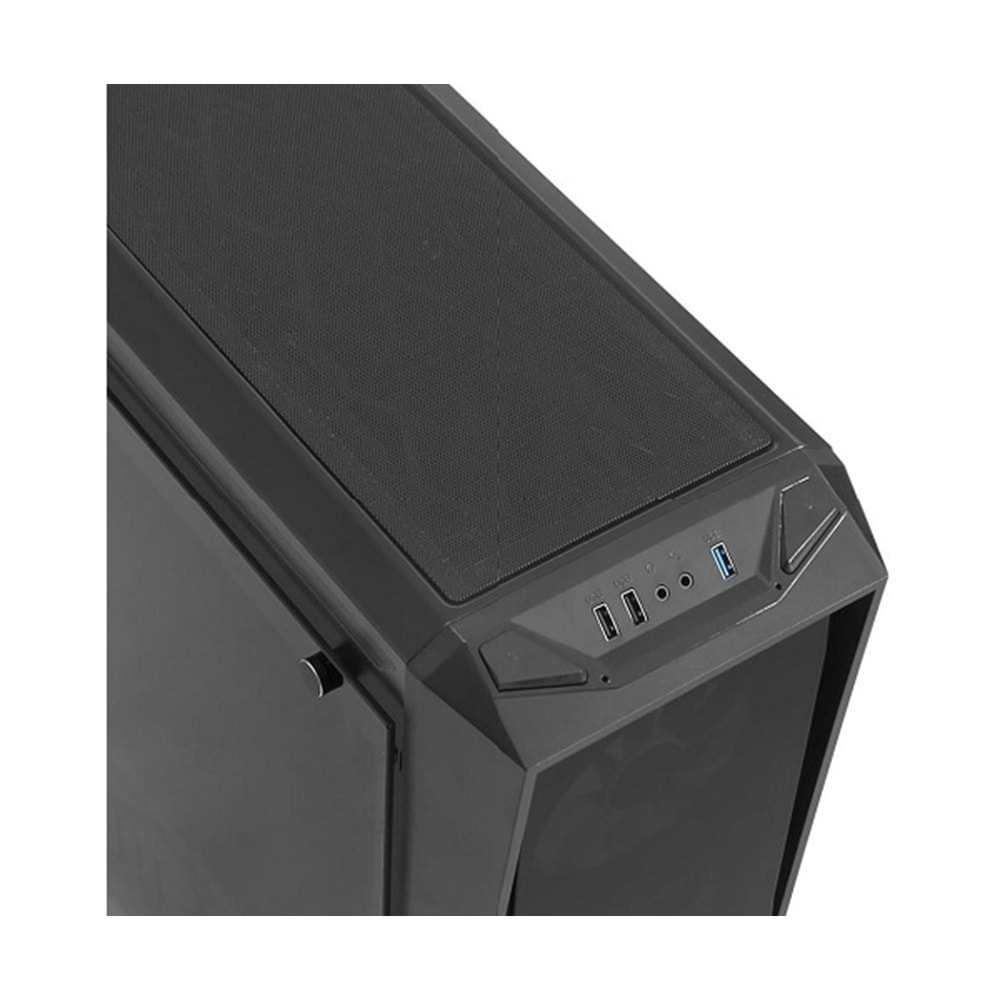 Frisby Gc-9250G Raptor Gaming Powersız Siyah (Şeffaf Yan Panel) Midi Tower Atx Kasa