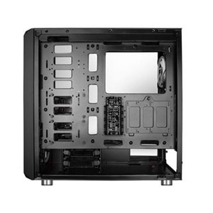 Xigmatek EN41541 Zest Eatx Rainbow Powersız Siyah Rgb Panel Midtower Atx Kasa