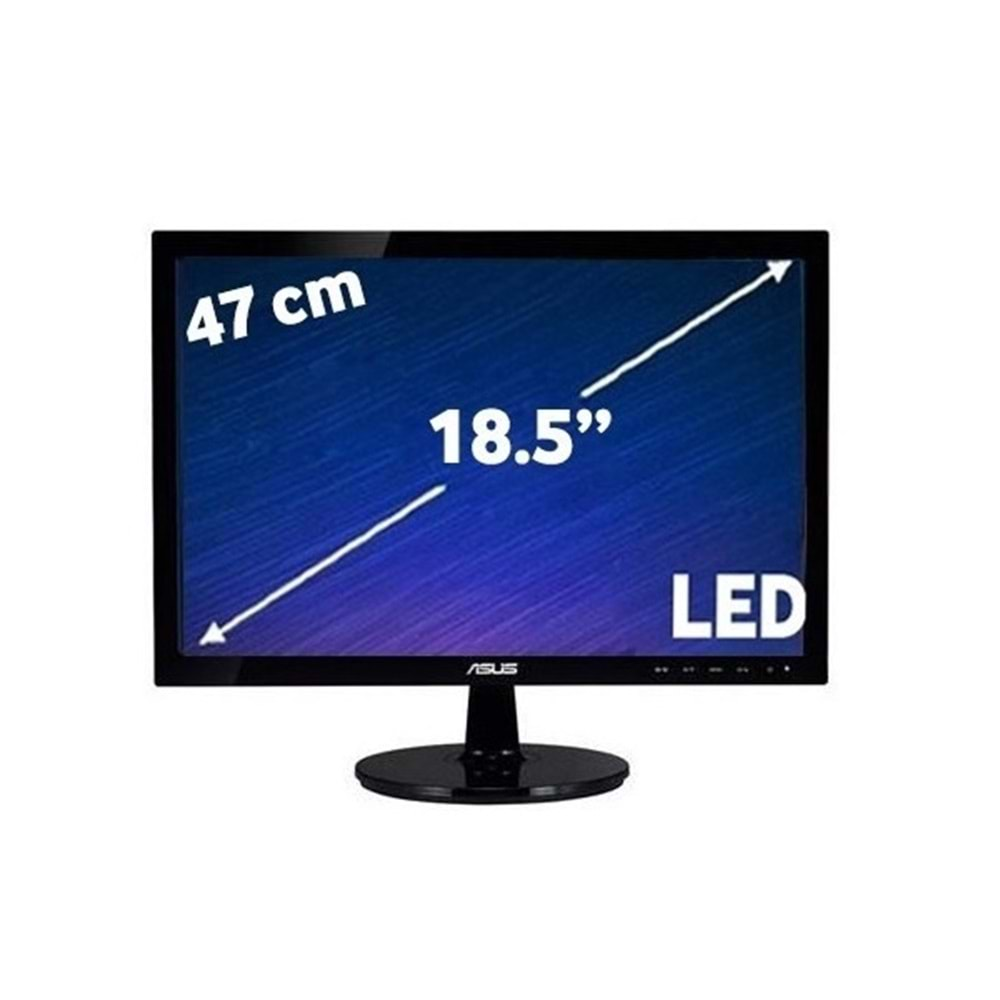 Asus VS197DE 18.5 Led 5Ms 1366X768 Wide Vga (Vesa) Siyah Monitör