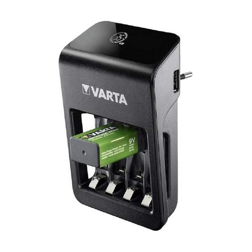 Varta LCD Plug+ Plus Şarj Cihazı + 4x2100 mAh AA Büyük Kalem Pil