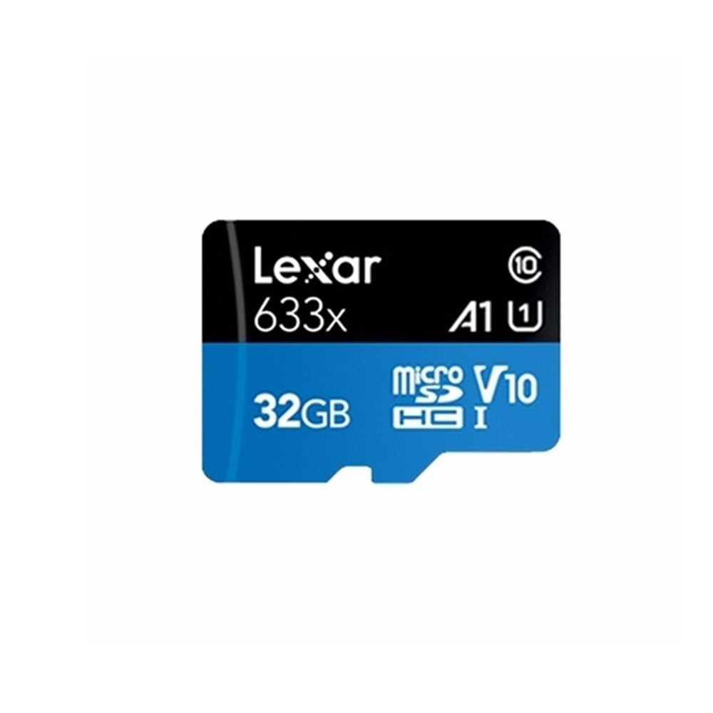 Lexar 32GB 633x 95Mb/s U1 A1 V10 Micro SD Hafıza Kartı + SD Adaptör